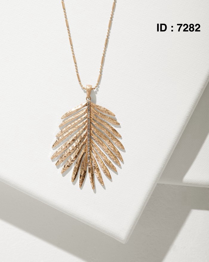 Boucle d’oreille en feuille